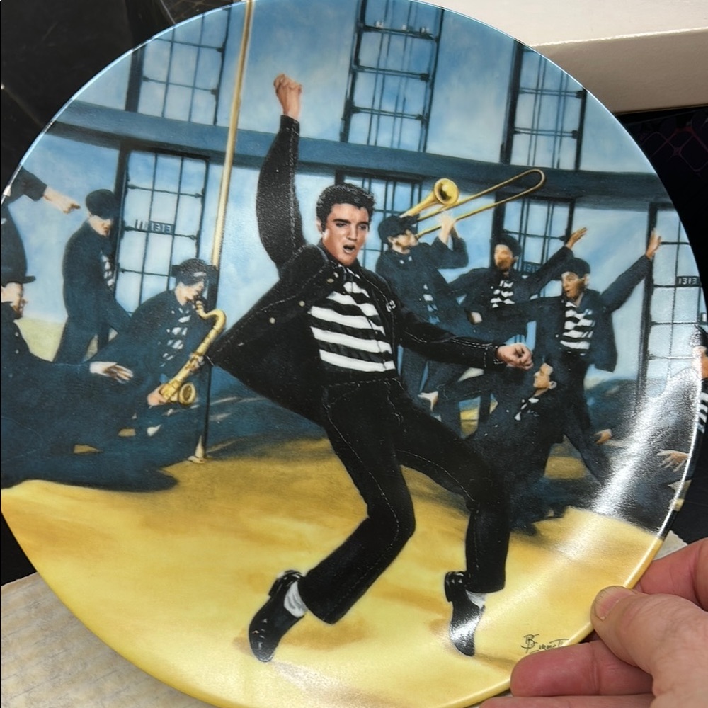 Elvis Presley Jailhouse Rock Collector Plate